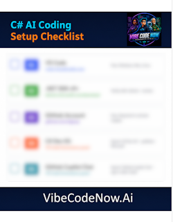 Blurred preview of the C Sharp AI Coding Setup Checklist